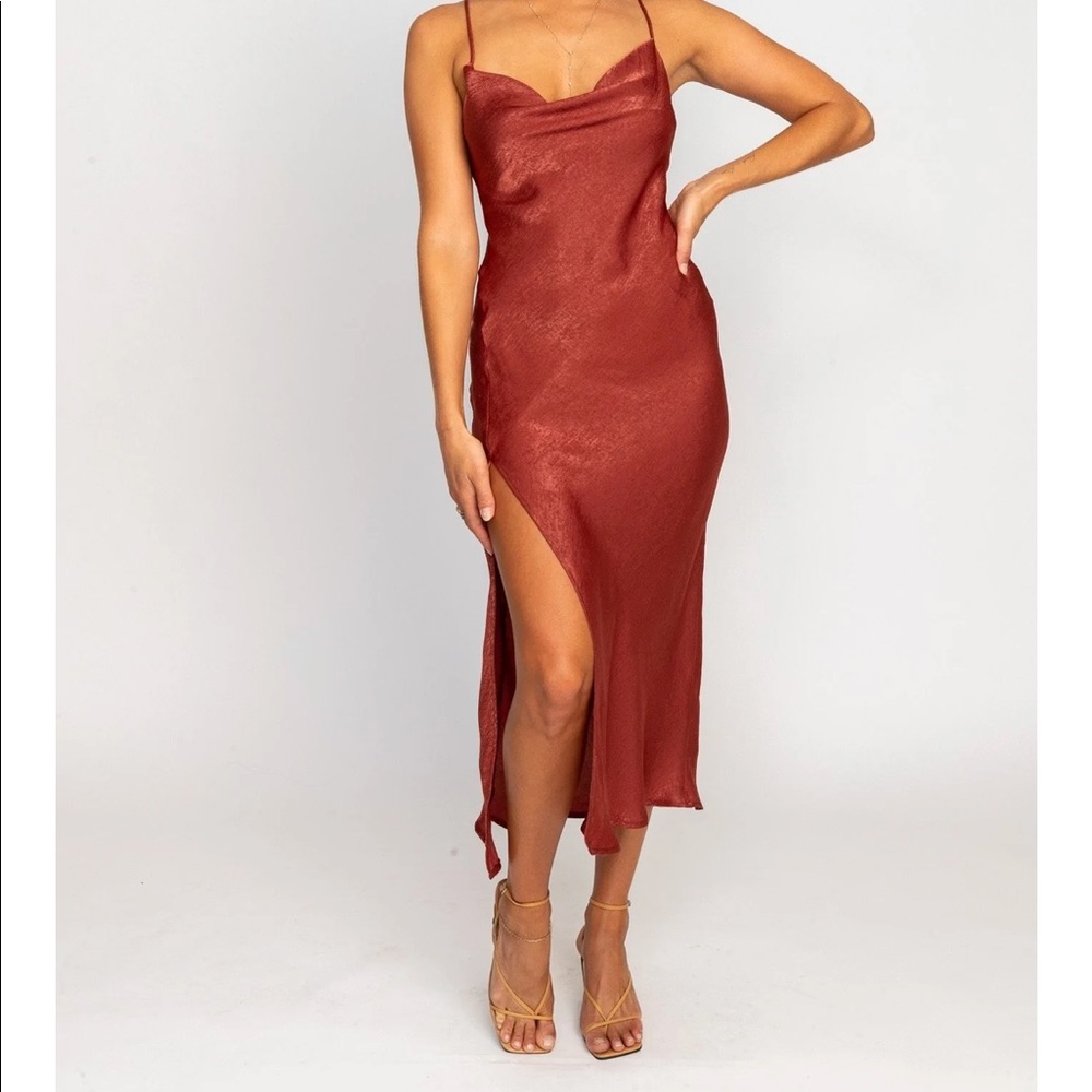 Resa slit dress